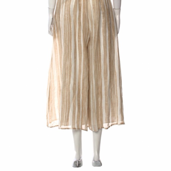 CULT GAIA Sybil Striped Jumpsuit Natural Multi Stripe Size L - Picture 10 of 12